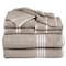 Hastings Home Hastings Home Rio 8 Piece 100 Cotton Towel Set - Taupe 945637PEB - alternate 2